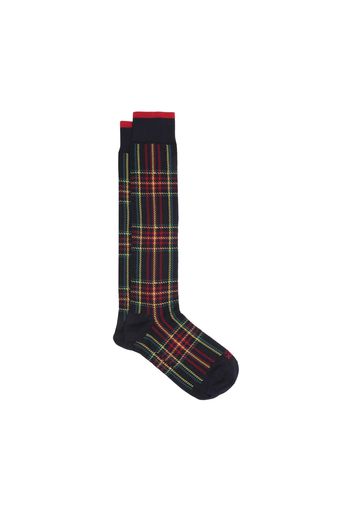 Calza Caldo Cotone Tartan