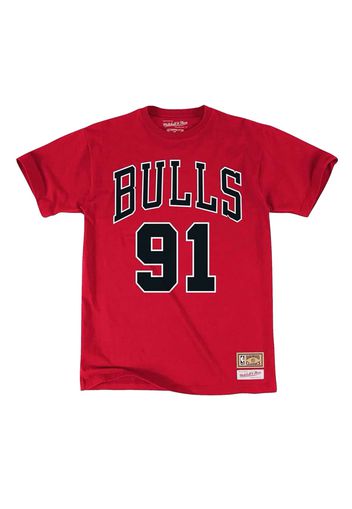 T-Shirt Name Number Rodman 91 Bulls