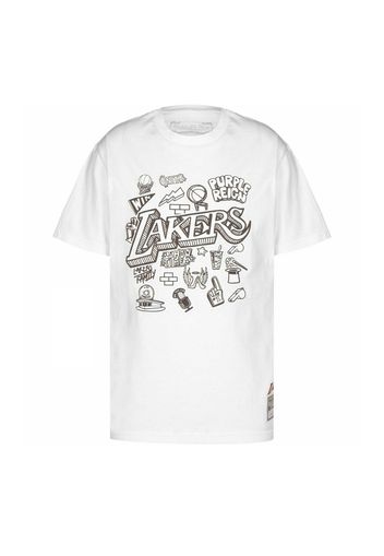 T-Shirt Doodle Los Angeles Lakers