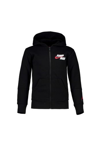 Felpa Full Zip Con Cappuccio Jumpman Felpata Bambino