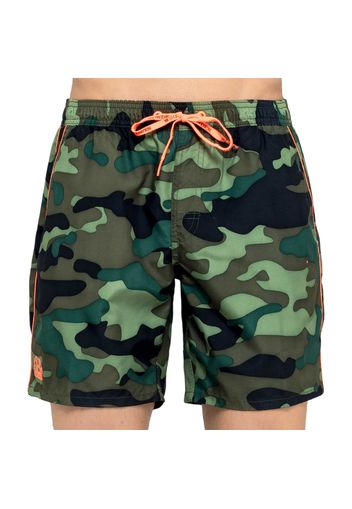 Boxer Medio Con Elastico Camouflage