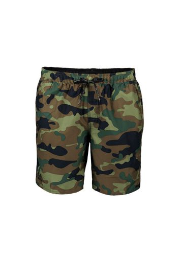 Boxer Mare Medio Con Elastico E Piping Camo