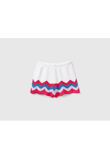 Shorts Con Motivo Ondulato