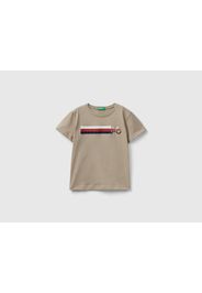 T-shirt In Cotone Bio Con Stampa