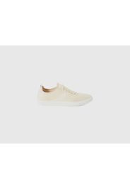 Sneaker Leggere Bianco Panna E Beige