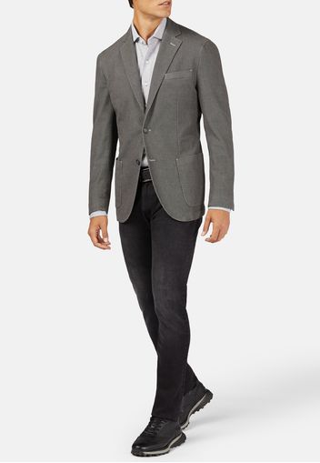 giacca grigio tinto capo in cotone