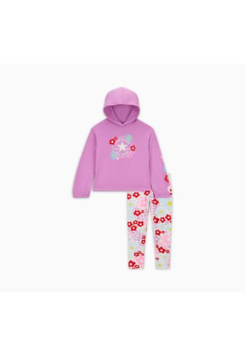 Floral Hoodie & Leggings Set