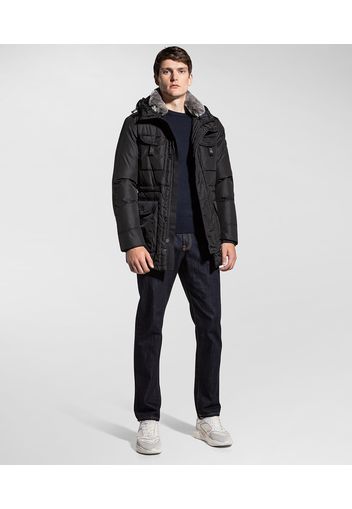 Field jacket in tessuto cangiante