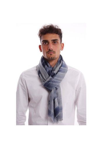 SCIARPA CON SFUMATURE BLU - GRIGIO