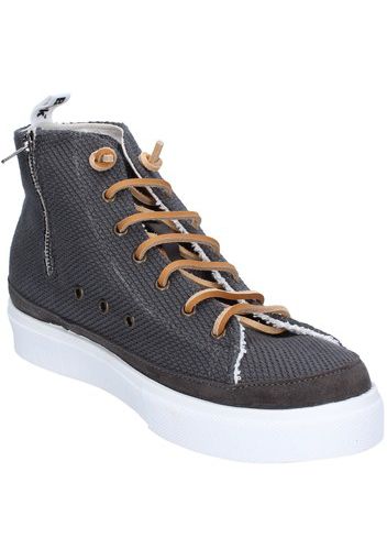 sneakers grigio tessuto camoscio AG589