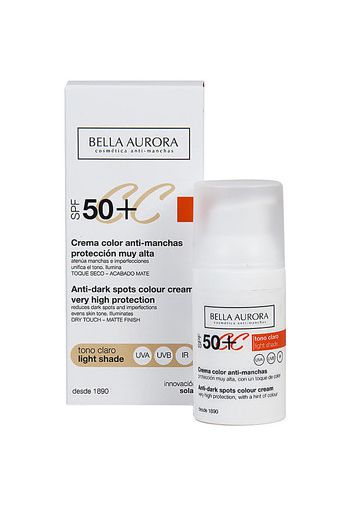 Cc Cream Anti-manchas Tono Claro Spf50+  30 ml