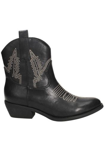 Texano in pelle Nero