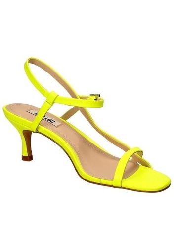 Sandalo in pelle Giallo Fluo