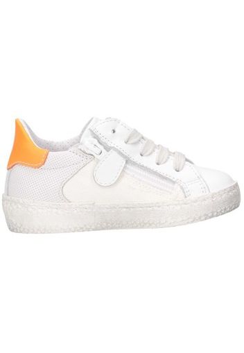 C2710 Sneakers Bambino Bianco/arancio