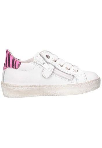 C2395 Sneakers Bambina Bianco/fucsia