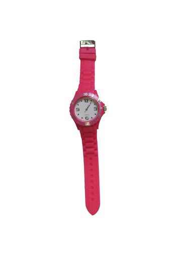 MONTRE COLOR BLOCK FUSHIA