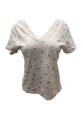 Tee Shirt Zinka Beige signe Rose KT107