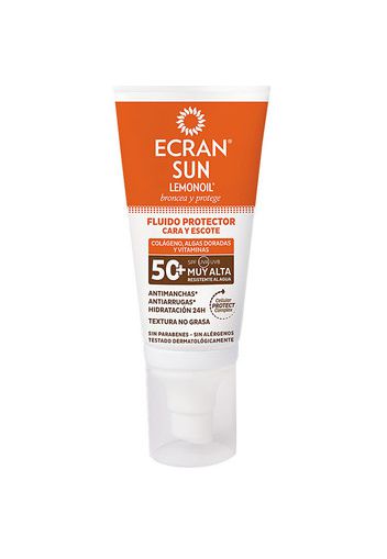 Sun Lemonoil Cara   Escote Spf50+ Fluido Solar  50 ml