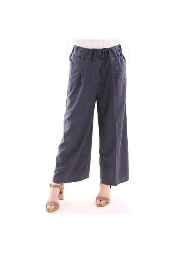 PANTALONE  BLU MODELLO CAPRI AMPIO