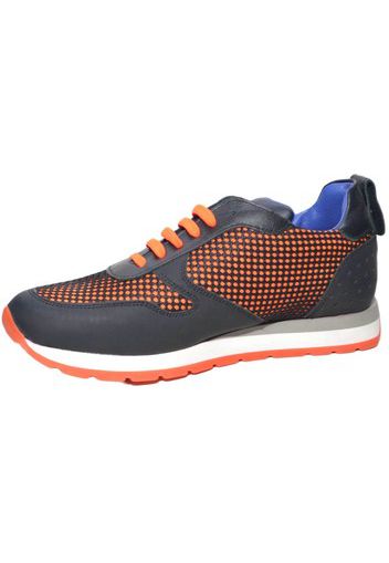 Sneakers bassa uomo art:tokio 101  vera pelle tessuto arancio f