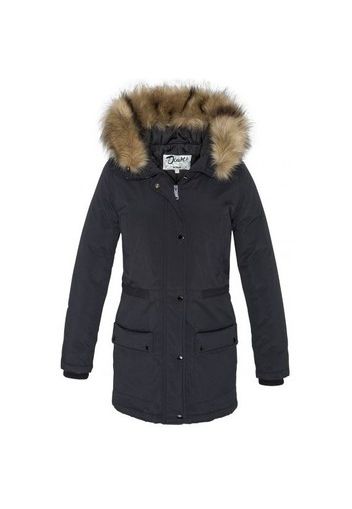 PARKA LUCIA  GARNIE PLUMES DE CANARD Noir