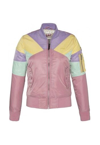 BLOUSON BOMBER EMPIECEMENT COLORE SPRING