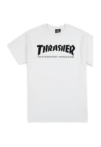 - T-Shirt Skatemag - White/Black