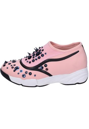 slip on rosa tessuto BT563