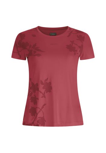 T-shirt slim fit decorata da stampa floreale gommata