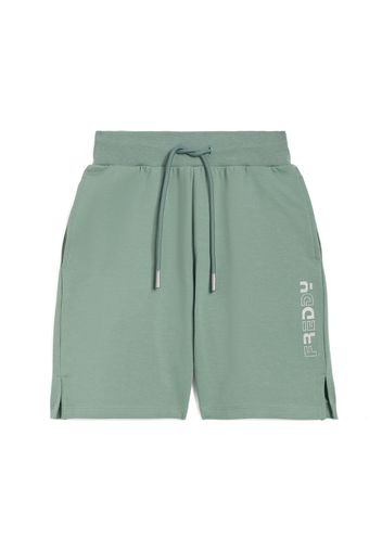 Pantaloncini da bambina in jersey con spacco sul fondo