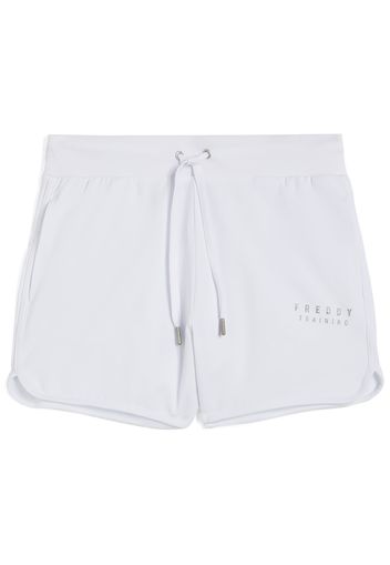 Pantaloni shorts da donna in heavy jersey stretch