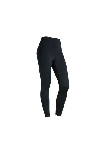 Leggings donna fitness 7/8 vita alta in tessuto tecnico