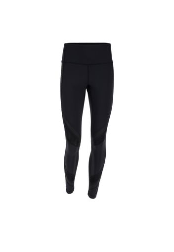 Leggings SuperFit 7/8 con nastro logato e inserti in mesh