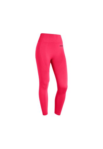 Leggings seamless vita alta 7/8 con dettagli in costina