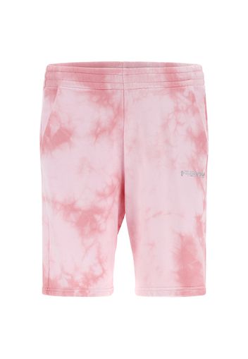 Bermuda sportivi comfort in felpa leggera tie dye