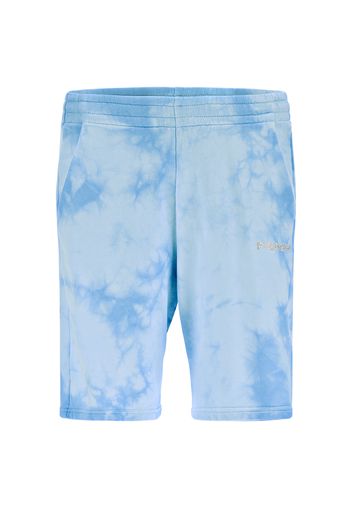 Bermuda sportivi comfort in felpa leggera tie dye