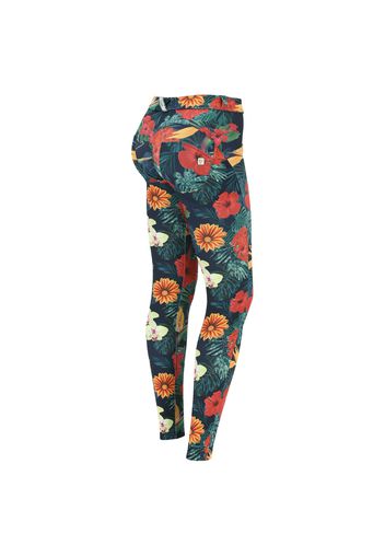 Pantaloni push up WR.UP® tessuto traspirante ecologico floreale