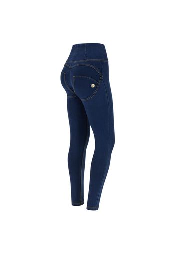 Jeggings push up WR.UP® 7/8 vita alta con zip superskinny