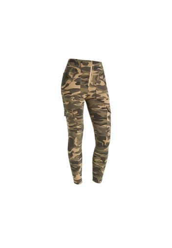 Pantaloni WR.UP® stile cargo con vita alta in jersey camo