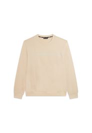 Felpa girocollo con stampa “TRAINING” tono su tono