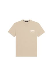 T-shirt in cotone con logo effetto gommato