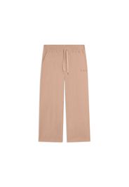 Pantaloni Sportivi Cropped con gamba Wide Leg e strass