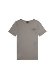 T-shirt manica corta con strass a forma di taschino FREDDY