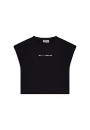 T-shirt manica corta cropped con stampe MST FREDDY