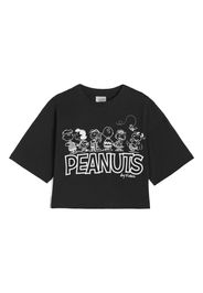 T-shirt donna corta in jersey con grafica Peanuts