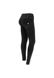 Jeggings push up WR.UP® superskinny vita alta con bottoni