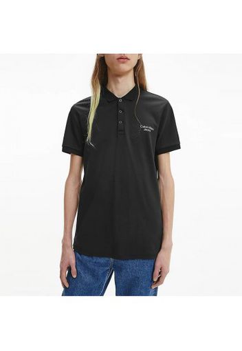 CALVIN KLEIN JEANS - Polo con logo - Colore: Nero,