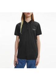 CALVIN KLEIN JEANS - Polo con logo - Colore: Nero,