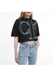 CALVIN KLEIN JEANS - T-shirt con logo monogramma