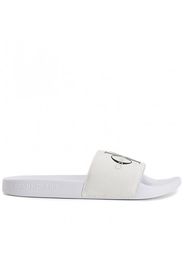 CALVIN KLEIN - Ciabatta con logo - Colore: Bianco,